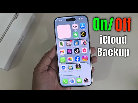 How to enable or disable iCloud backup on iPhone?