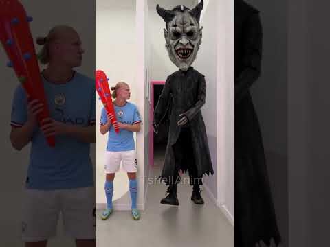 Haaland Prank on a <strong>Giant</strong> Demon #haaland  #prank