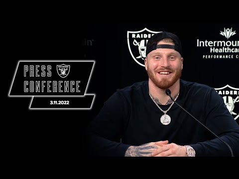 Maxx Crosby Contract Extension Press Conference - 3.11.22 | Raiders | NFL video clip