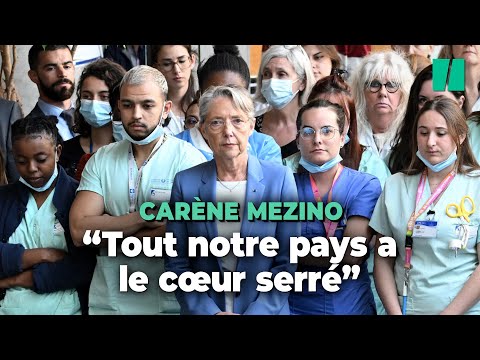La minute de silence en hommage à Carène Mezino, l’infirmière tuée à Reims