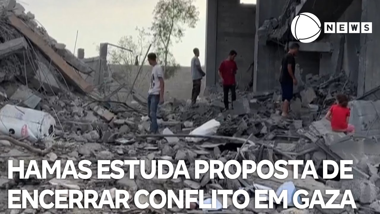 Hamas estuda proposta para acabar com conflito em Gaza