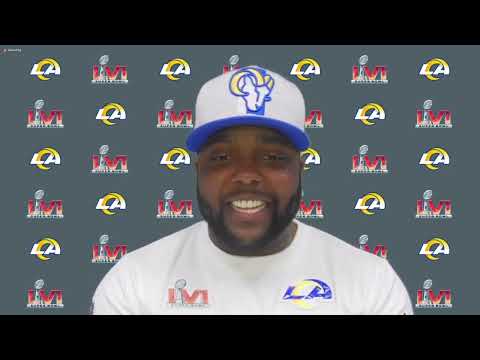 Rams DL Coach/Run Game Coordinator Eric Henderson On A'Shawn Robinson, Aaron Donald's Leadership video clip