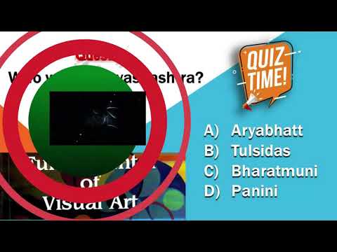 Quiz 1 - Fundamental of Visual Art, Watch and try to give answer- Class 10th painting students