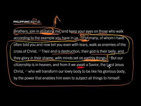 Philippians 3:17 // The Kind of Person You Should Imitate