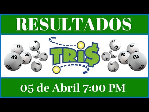 Lotería Tris de las Siete resultados de hoy 05 de Abril en todas las #LoteríasMexicanas