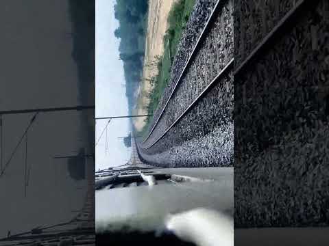 beautiful train curve 🪝 #shorts #railtrack #train #virals #trending #indianrailways