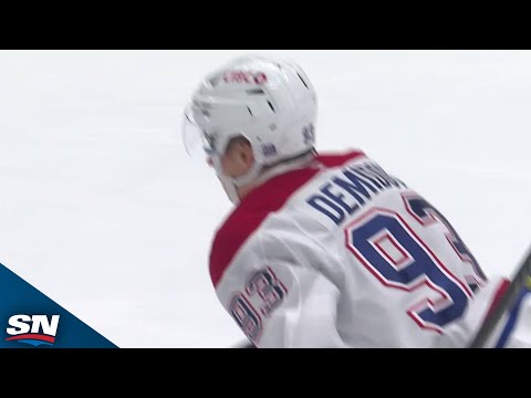 Canadiens Ivan Demidov Blasts One-Timer By Canucks Kevin Lankinen