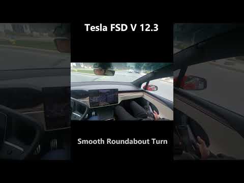 Watch This Tesla Model X Handle a Roundabout!  Smooth! #shorts #tesla