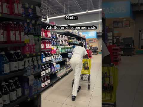 Adultos en el supermercado 😅