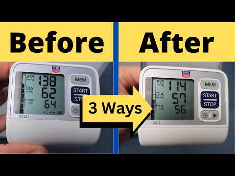 Great blood pressure in 3 steps NOT AI