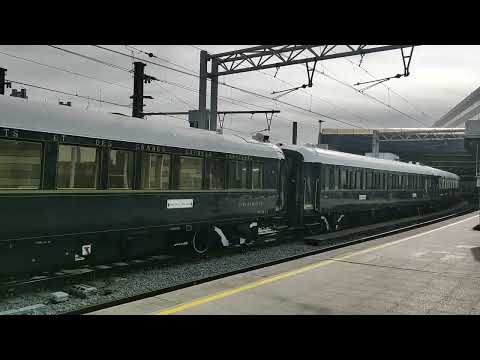 Départ de Bruxelles-Midi de l'Orient Express (16/03/23)