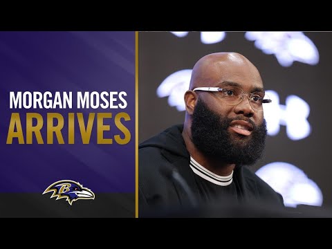 Inside Morgan Moses' Arrival in Baltimore | Baltimore Ravens video clip