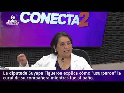 La diputada Suyapa Figueroa explica cómo “usurparon” la curul de su compañera mientras fue al baño.