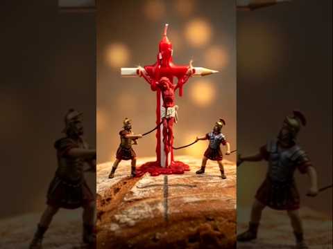 When the Candle Wept — The Crucifixion in Miniature” #shortsfeed #ai