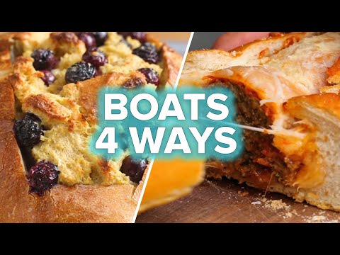 Bread Boats 4 Ways