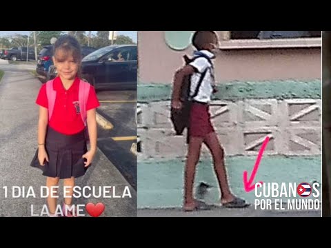 Escuelas en EEUU vs en Cuba: Así fue el primer día de clases de la hija de La Diosa de Cuba en Miami