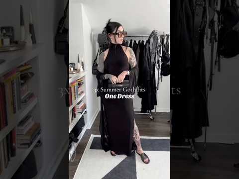3 X summer fits with Norma Kamali Halter Dress #outfitideas #summerfashion