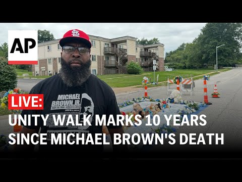 LIVE: 'Ferguson Unity Walk’ marks 10 years since Michael Brown's death