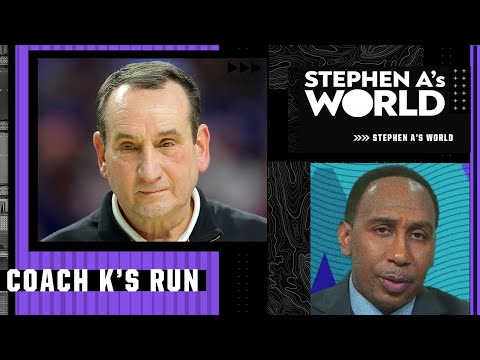 Stephen A. Smith on Coach K & Duke’s run to the Elite 8 | Stephen A.’s World video clip