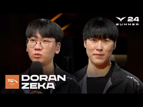 Doran, Zeka 인터뷰 | HLE vs. DK | 07.27 | 2024 LCK 서머 스플릿