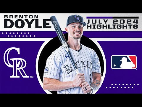 Brenton Doyle won NL Player of the Month for July 2024!