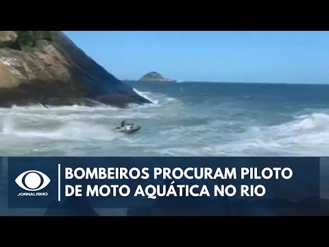 Homem desaparece após sofrer acidente com moto aquática no RJ