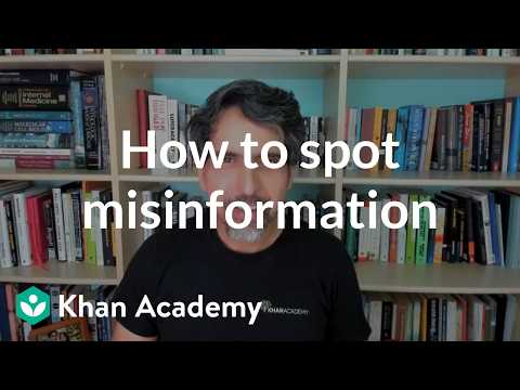 How to spot misinformation | Democracy today | US government and civics | Khan Academy