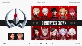 👑𝐃𝐨𝐦𝐢𝐧𝐚𝐭𝐢𝐨𝐧 𝐂𝐫𝐨𝐰𝐧👑 LTK顔合わせ w/歌衣メイカ k4sen 葛葉 昏々アリア らいじん 01【にじさんじ/鷹宮リオン】
