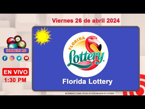 Florida Lottery EN VIVO ?Viernes 26 de abril 2024/ 1:30PM