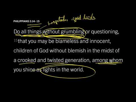 What Grumbling Says About God: 1 Peter 4:9