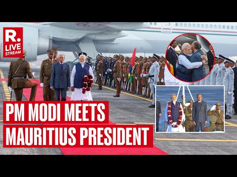 PM Modi Meets President Dharam Gokhool On Two-Day State Visit | Mauritius National Day Celebrations