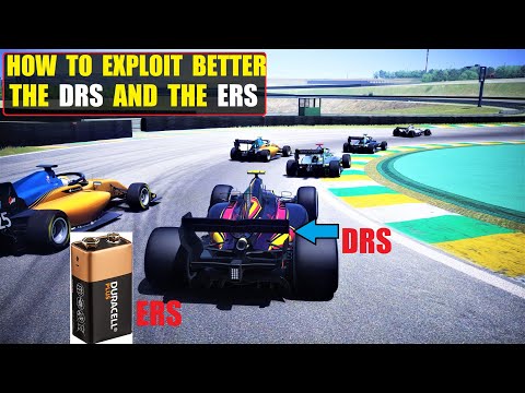 How to Exploit Better the DRS and the ERS in Racing Games