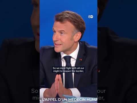 French President Macron calls Israeli PM's Gaza measures a "disgrace" | DW News