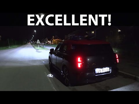 Mini Countryman SE All4 headlights test