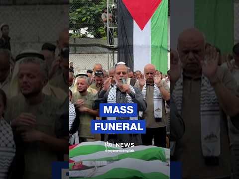 Gazans mourn 75 Palestinians whose bodies were recovered from rubble