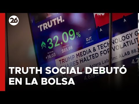 EE.UU | Truth Social, la red social de Donald Trump, debutó en la Bolsa de Nueva York