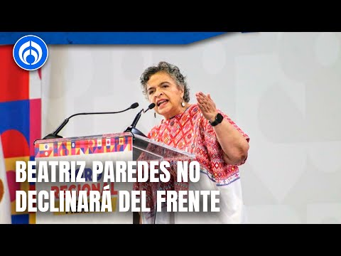 Beatriz Paredes reafirma su candidatura y no declinará por Xóchitl Gálvez