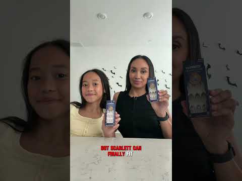Sooo <strong>cutie</strong>! #halloween #nails #motheranddaughter #pressonnails #target