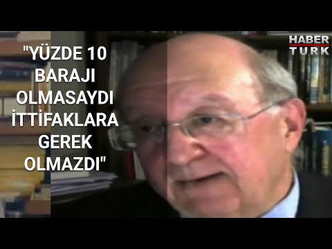 Prof. Dr. Kalaycıoğlu: “Yüzde 10 barajı olmasaydı ittifaklara gerek olmazdı” – Olaylar ve Görüşler