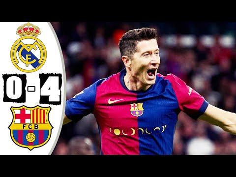 ملخص مباراة ريال مدريد وبرشلونة 0-4🔥 اهداف برشلونة وريال مدريد 🔥جنون عصام الشوالي