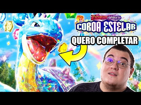 EU QUERO COMPLETAR A COLEÇÃO DE COROA ESTELAR !!! CARTAS POKEMON TCG