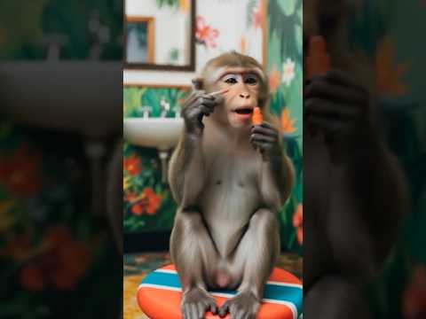 #DreamScreenAI Monkey doing makeup 💄