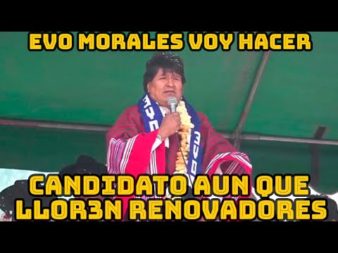 EVO MORALES TUVO MULTITUDINARIA CONCENTRACIÓN EN CENTRAL REGIONAL PALCA MUNICIPIO DE SACABA ..