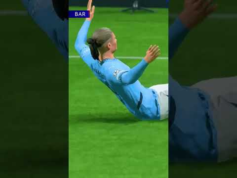 FC 25   Erling Haaland Power Shot Goal Against Barcelona