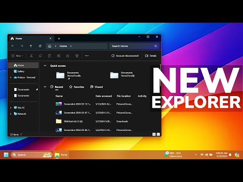 New File Explorer Homepage in the Beta Channel (Build 22635.3640)