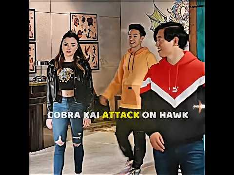 Miyagi Do Attacks On Hawk S5 ☠️🔥 #cobrakai #cobrakaiseason6 #hawk #edit #cobrakaiseason5