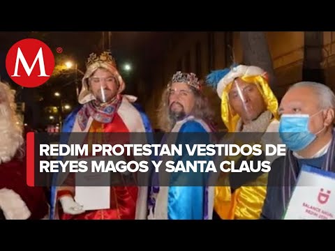 En Palacio Nacional, Reyes Magos y Santa Claus piden no desatender salud de nin?os por covid 19