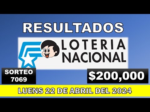 RESULTADOS LOTERÍA NACIONAL SORTEO #7069 DEL LUNES 22 DE ABRIL DEL 2024/LOTERÍA DE ECUADOR