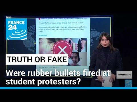 Did police fire rubber bullets at UCLA pro-Palestinian student protestors? • FRANCE 24 English