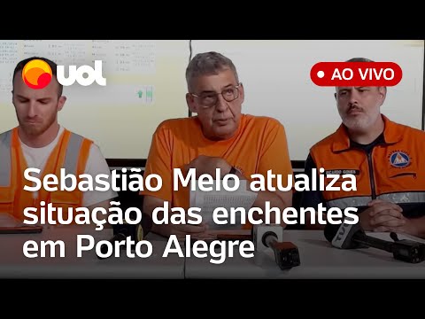 Rio Grande do Sul: prefeito fala ao vivo sobre situação das enchentes em Porto Alegre; assista